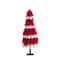 5ft. Pre-Lit Peppermint Artificial Christmas Tree, Clear Microdot LED Lights